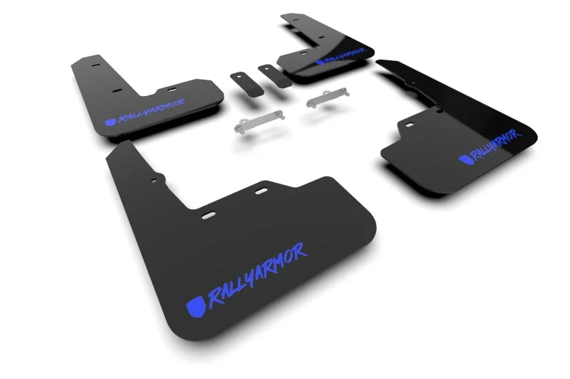 Rally Armor 22-25 Subaru WRX Black UR Mud Flap Altered Font Blue Logo - Main Product View