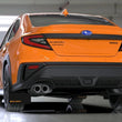 Load image into Gallery viewer, Rally Armor 22-25 Subaru WRX Black UR Mud Flap Altered Font Met. Blk Logo - Back View