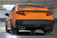 Load image into Gallery viewer, Rally Armor 22-25 Subaru WRX Black UR Mud Flap Altered Font Orange Logo - Side View