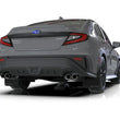 Load image into Gallery viewer, Rally Armor 22-25 Subaru WRX Black UR Mud Flap w/Dark Grey Logo - Back View
