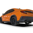Load image into Gallery viewer, Rally Armor 22-25 Subaru WRX Black UR Mud Flap w/Orange Logo - Back View