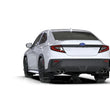 Load image into Gallery viewer, Rally Armor 22-25 Subaru WRX Black UR Mud Flap w/White Logo - Installation View