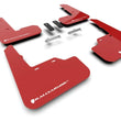 Load image into Gallery viewer, Rally Armor 22-25 Subaru WRX Red UR Mud Flap w/White Logo - Main Product View