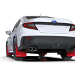 Load image into Gallery viewer, Rally Armor 22-25 Subaru WRX Red UR Mud Flap w/White Logo - Side View
