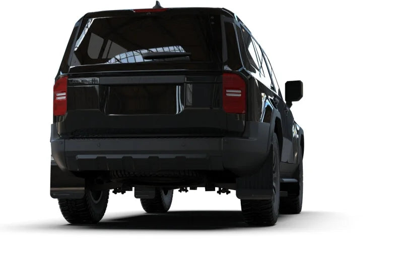 Rally Armor 22-25 Toyota Land Cruiser Black UR Mud Flap Metallic Black Logo - Side View