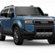 Load image into Gallery viewer, Rally Armor 22-25 Toyota Land Cruiser Black UR Mud Flap Metallic Black Logo - Back View
