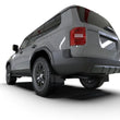 Load image into Gallery viewer, Rally Armor 22-25 Toyota Land Cruiser Black UR Mud Flap Metallic Black Logo - Installation View