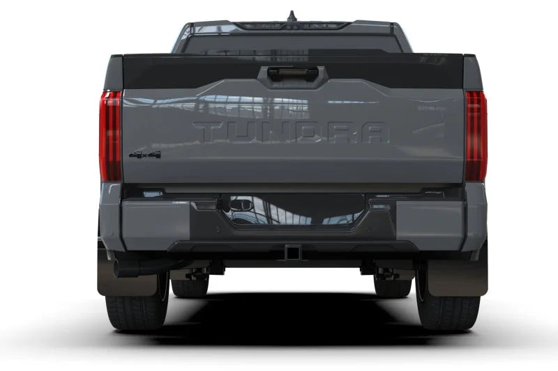 Rally Armor 22-25 Toyota Tundra Black UR Mud Flap w/Metallic Black Logo - Side View