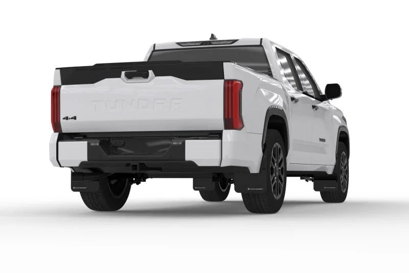 Rally Armor 22-25 Toyota Tundra Black UR Mud Flap w/Red Logo - Side View