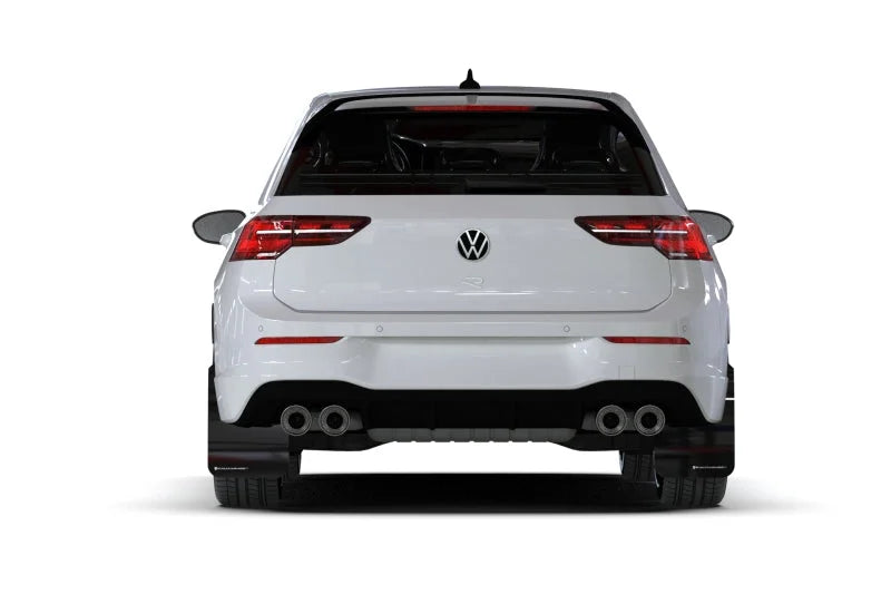 Rally Armor 22-25 VW MK8 Golf GTI/R Black UR Mud Flap w/Gray Logo - Additional View 6