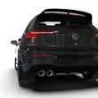 Load image into Gallery viewer, Rally Armor 22-25 VW MK8 Golf GTI/R Black UR Mud Flap w/White Logo - Back View