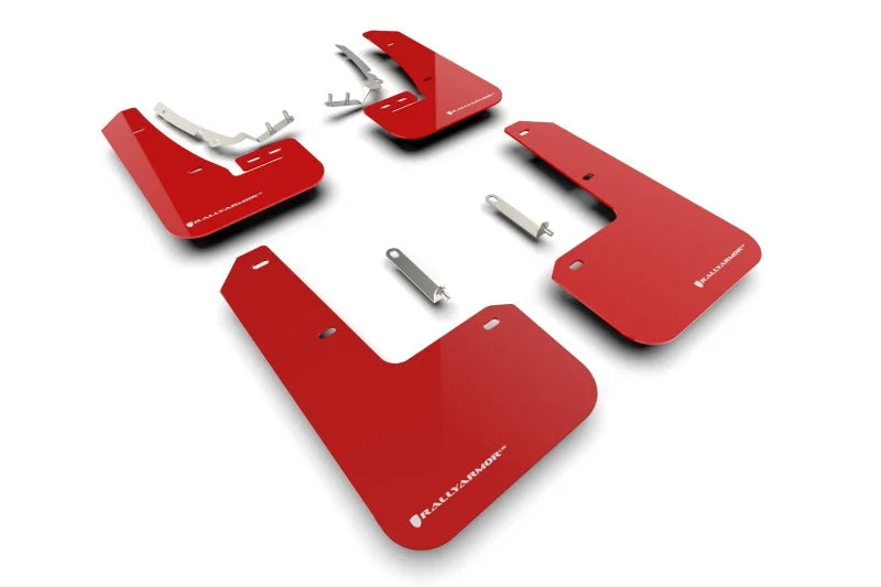 Fl5 Rally Armor Rally Armor Red UR Mud Flap w/White Logo fits 2022-2025 Volkswagen...