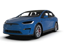 Load image into Gallery viewer, Rally Armor 22-26 Tesla Model X Black UR Mud Flap w/Blue Logo - Detail View