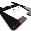 Load image into Gallery viewer, Rally Armor 22-26 Tesla Model X Black UR Mud Flap w/Red Logo - Main Product View
