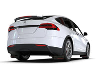 Load image into Gallery viewer, Rally Armor 22-26 Tesla Model X Black UR Mud Flap w/Red Logo - Back View