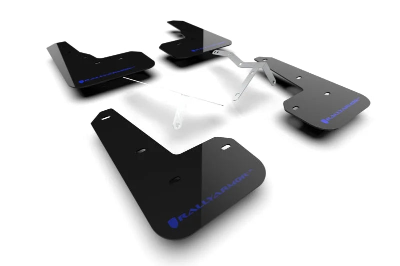 Rally Armor 23-24 Acura Integra Type S Black Mud Flap w/Blue Logo - Main Product View