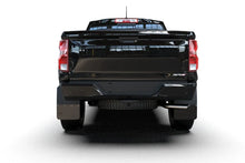 Load image into Gallery viewer, Rally Armor 23-25 Chevy Colorado ZR2 Black Mud Flap - Metallic Black Logo - Detail View
