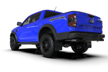 Load image into Gallery viewer, Rally Armor 23-25 Ford Ranger Raptor Black UR Mud Flap Blue Logo - Side View