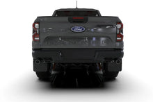 Load image into Gallery viewer, Rally Armor 23-25 Ford Ranger Raptor Black UR Mud Flap Grey Logo - Installation View