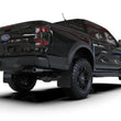 Load image into Gallery viewer, Rally Armor 23-25 Ford Ranger Raptor Black UR Mud Flap Metallic Black Logo - Back View
