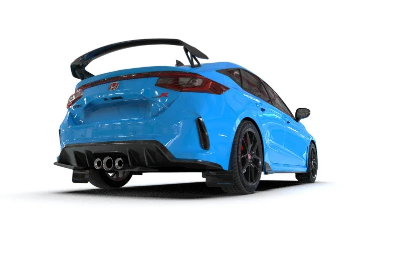 Rally Armor 23-25 Honda Civic Type R Black Mud Flap Light Blue Logo - Additional View 6