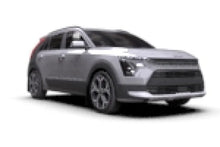 Load image into Gallery viewer, Rally Armor 23-25 Kia Niro SG2 Black UR Mud Flap Blue Logo - Installation View