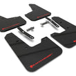 Load image into Gallery viewer, Rally Armor 23-25 Kia Niro SG2 Black UR Mud Flap Red Logo - Main Product View