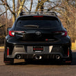 Load image into Gallery viewer, Rally Armor 23-25 Toyota GR Corolla Black UR Mud Flap w/White Logo - Back View