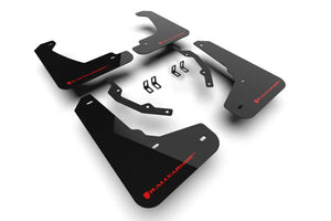 Rally Armor 24-25 Honda Prologue Black Mud Flap - Red Logo - Main Product View