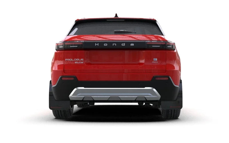 Rally Armor 24-25 Honda Prologue Black Mud Flap - Red Logo - Side View