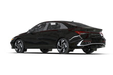 Load image into Gallery viewer, Rally Armor 24-25 Hyundai Elantra Black Mud Flap Metallic Black Logo - Back View