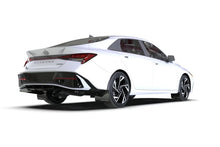 Load image into Gallery viewer, Rally Armor 24-25 Hyundai Elantra Black Mud Flap White Logo - Installation View