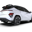 Load image into Gallery viewer, Rally Armor 24-25 Hyundai Kona N Line Black UR Mud Flap - White Logo - Side View