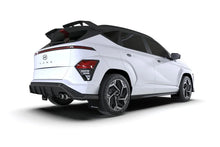 Load image into Gallery viewer, Rally Armor 24-25 Hyundai Kona N Line Black UR Mud Flap - White Logo - Side View