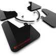 Load image into Gallery viewer, Rally Armor 24-25 Hyundai Santa Fe Black Mud Flap w/Red Logo - Main Product View