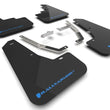 Load image into Gallery viewer, Rally Armor 24-25 Subaru Crosstrek Black UR Mud Flap Light Blue Logo - Main Product View