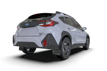 Load image into Gallery viewer, Rally Armor 24-25 Subaru Crosstrek Black UR Mud Flap White Logo - Back View