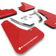 Load image into Gallery viewer, Rally Armor 24-25 Subaru Crosstrek Red UR Mud Flap White Logo - Main Product View