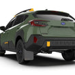 Load image into Gallery viewer, Rally Armor 24-25 Subaru Crosstrek (Wilderness Only) Black UR Mud Flap W/Red Logo - No Drilling Req - Installation View