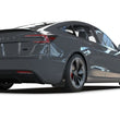 Load image into Gallery viewer, Rally Armor 24-25 Tesla Model 3 Highland Black UR Mud Flap Metallic Black Logo - Installation View