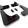 Load image into Gallery viewer, Rally Armor 24-25 Tesla Model 3 Highland Black UR Mud Flap Red Logo - Main Product View