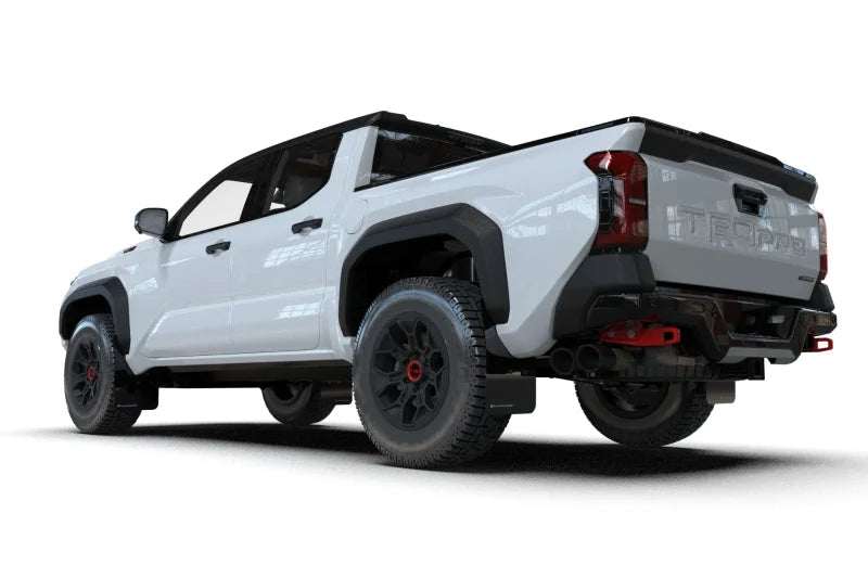 Rally Armor 24-25 Toyota Tacoma Gen 4 Black UR Mud Flap w/Red Logo - Side View