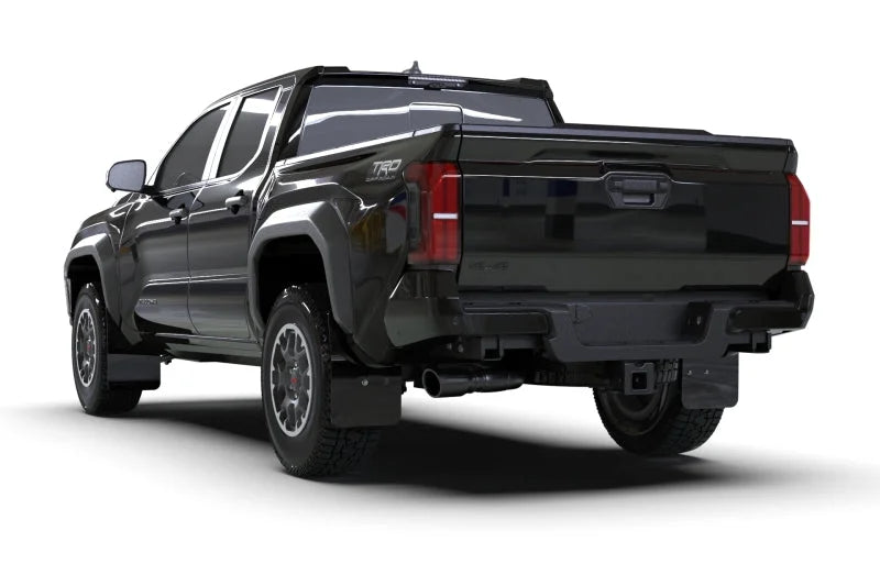 Rally Armor 24-25 Toyota Tacoma Gen 4 Black UR Mud Flap w/Red Logo - Installation View
