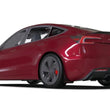 Load image into Gallery viewer, Rally Armor 24-25 Tesla Model 3 Highland Black UR Mud Flap Metallic Black Logo - Back View