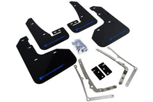Load image into Gallery viewer, Rally Armor Black UR Mud Flap w/ Blue Logo fits 2015-2019 Volkswagen Golf R - Main Product View