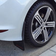 Load image into Gallery viewer, Rally Armor Black UR Mud Flap w/ Red Logo fits 2015-2019 Volkswagen Golf R - Side View