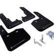 Load image into Gallery viewer, Rally Armor Black UR Mud Flap w/ Silver Logo fits 2015-2019 Subaru Legacy / 2015-2019 Subaru Legacy 2.5I - Main Product View