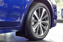Load image into Gallery viewer, Rally Armor Black UR Mud Flap w/ Silver Logo fits 2015-2019 Subaru Legacy / 2015-2019 Subaru Legacy 2.5I - Additional View 6