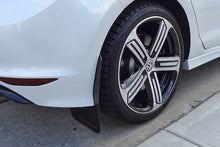 Load image into Gallery viewer, Rally Armor Black UR Mud Flap w/ White Logo fits 2015-2019 Volkswagen Golf R - Side View