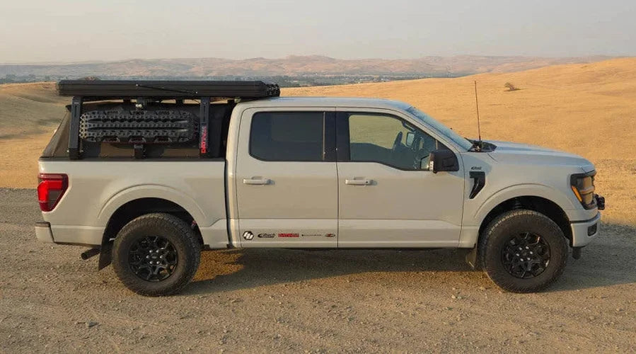 Rally Armor 21-25 Ford F-150 (Excl. Raptor) Black UR Mud Flap w/Metallic Black Logo - Additional View 6